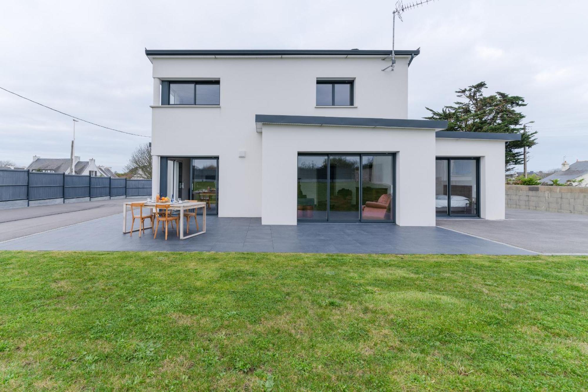 Ker Stivell - Superbe Maison Neuve A 2 Pas De La Mer Landunvez Exterior photo